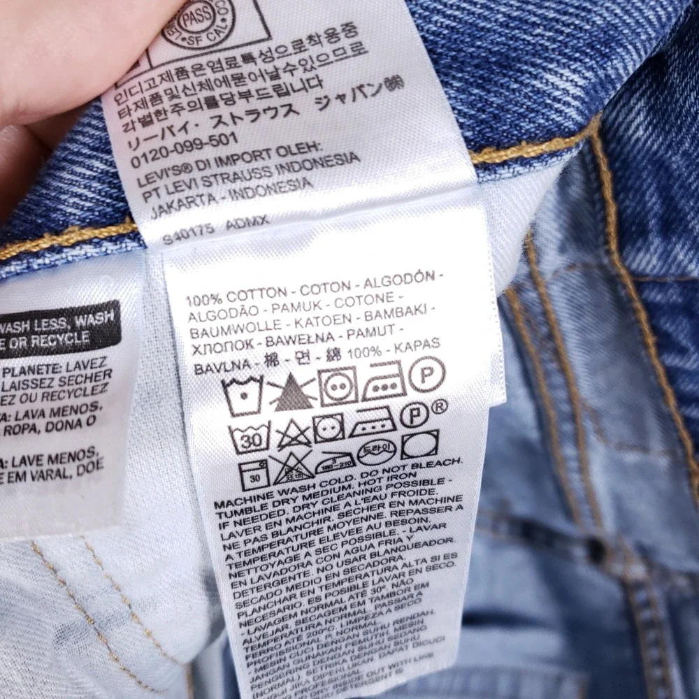 Levi's 550 Relaxed Fit Jeans Mens 36x29 Light Wash Denim Vintage Y2K‎
